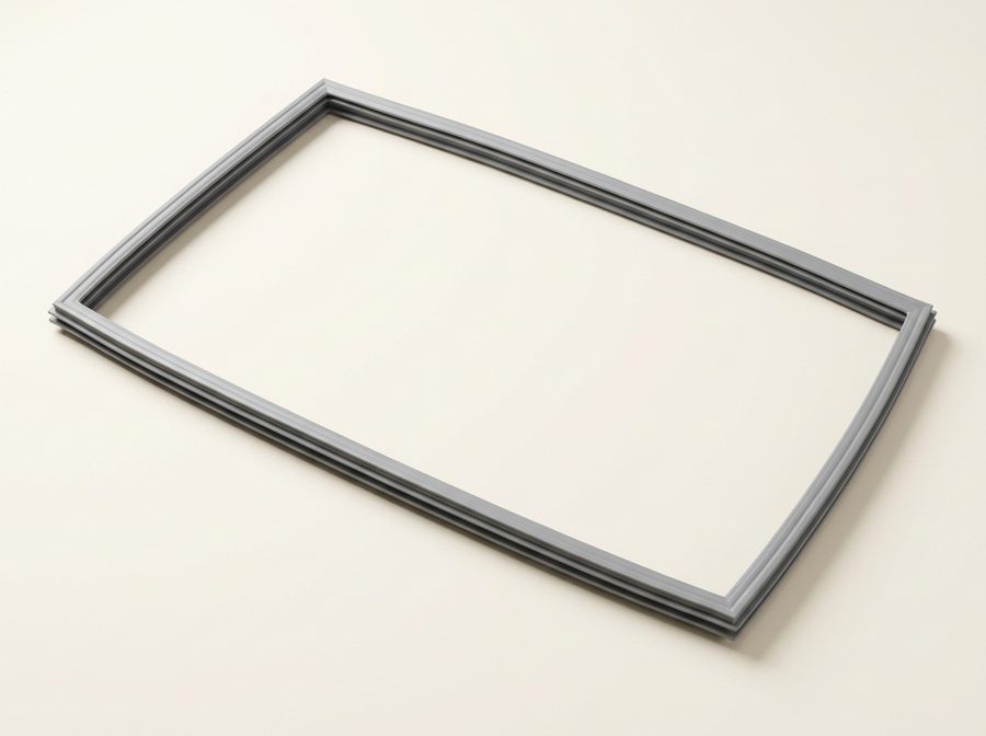 Joint de porte de réfrigérateur gris, en cadre rectangulaire