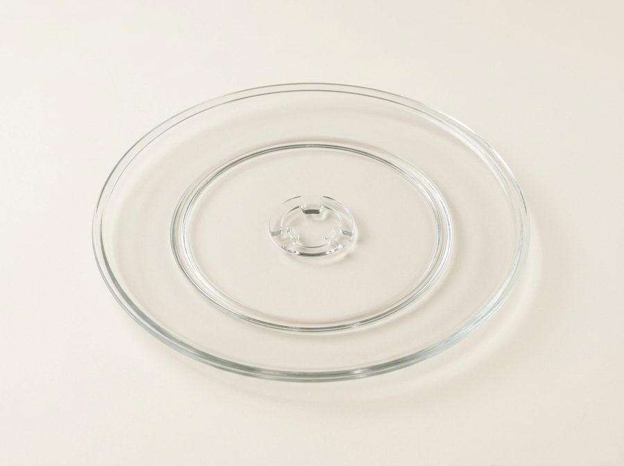 Plateau tournant en verre de micro-ondes